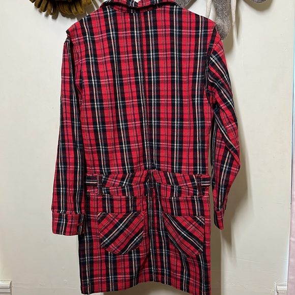 Current Elliot The Jumpsuit Dress In Red Tartan Plaid size none - Picture 6 of 7
